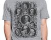 T-shirt Filosofi Greci S-XXL Erodoto, Sofocle, Socrate, Euripide, Platone, Aristofane, Eschilo Bel Regalo