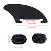 Kayak Skeg Tracking Fin Replacement Mounting Points Black Watershed Board Kayak Integral Fin Boats Canoe Accessories