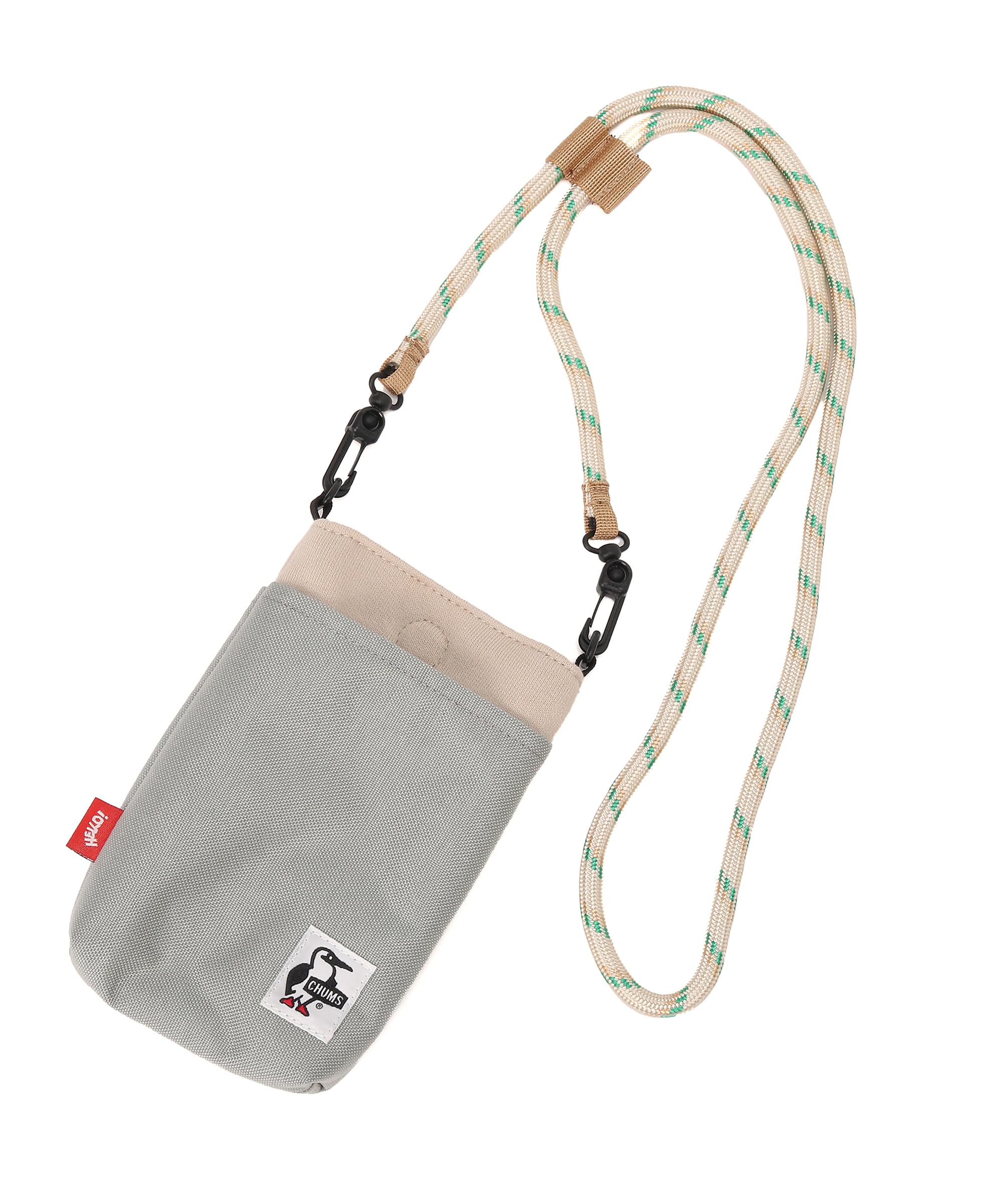 Rope Shoulder Pouch Sweat Nylon [Chums]