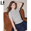 Fingercroxx Women's Knit Polo T-shirt