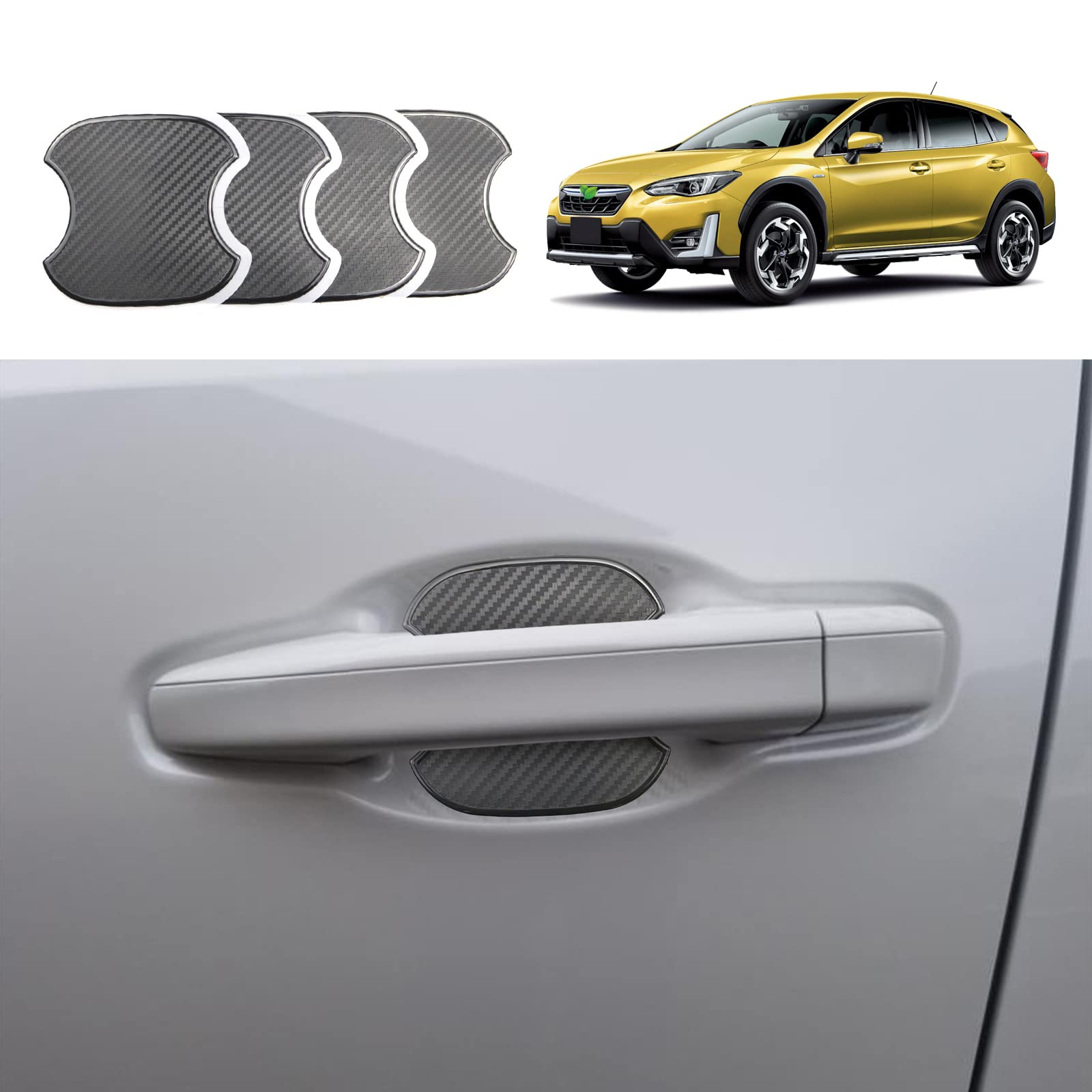 

[GAFAT] SUBARU XV 3-е поколение серия GT 2017+ Защитная накладка на дверную ручку автомобиля Защита от царапин Накладка на дверную ручку Защита от грязи Легкая установка