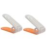 Plastic Shoe Rack Creative Double Layer Adjustable Shoe Organizer Space Saving Integrated Shoe Holder Warderobe