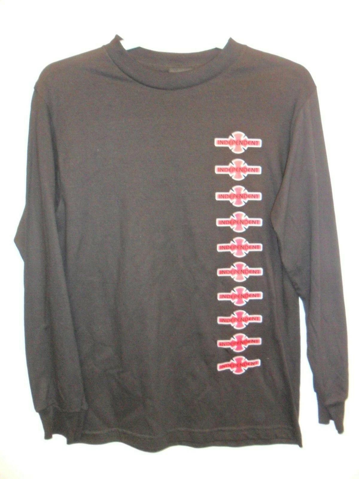 INDEPENDENT  L/S Shirt OGBC VERTICAL INDEPENDENT - BLK 100