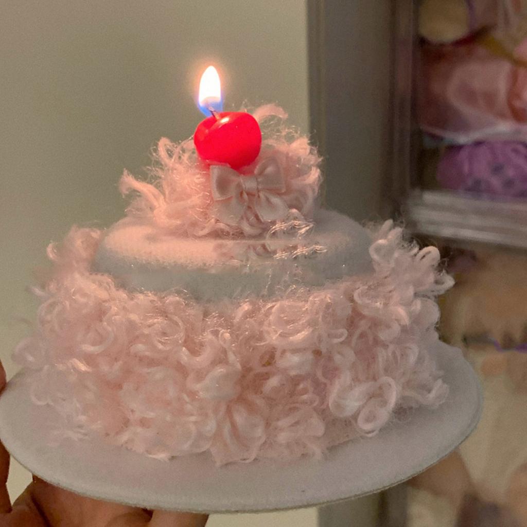 Lightweight and Comfortable Birthday Hat Hair Clip with Cream Cake Designs Hair Decoration for Fashionable Women