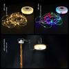 Camping String Lights, 33Ft/10M Portable Outdoor Lamps Reel with 8 Modes, 2000mAh Rechargeable Fairy Lamp