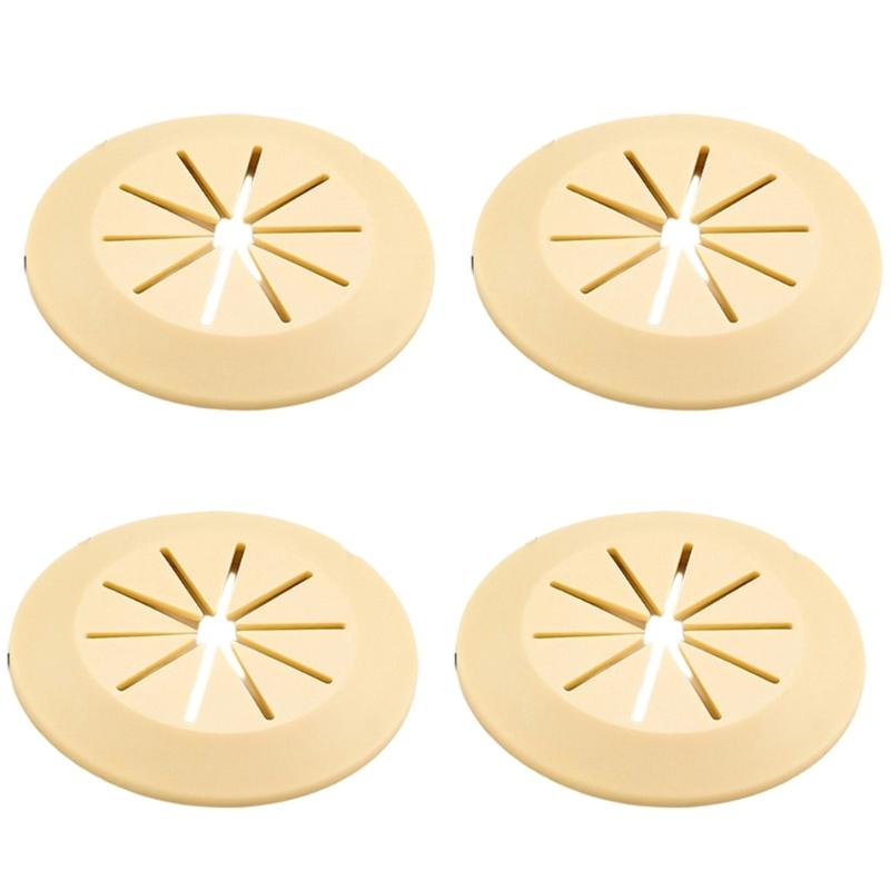 4PCS Adhesive Cable Management Covers Desk Wire Hole Protectors Simple Installs for Cabinet Tabletops Cord Organizers