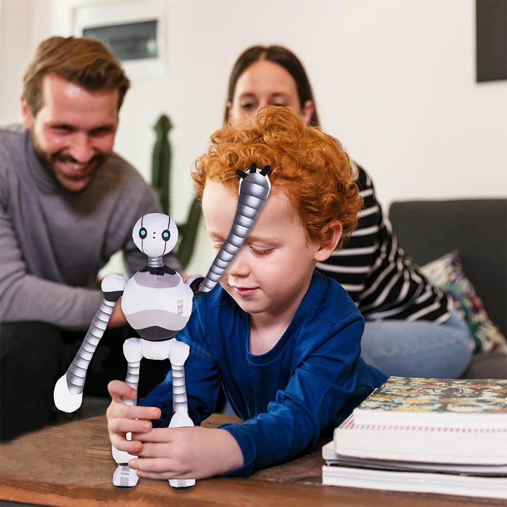 The Wild Robot Plush Toy 13 Inch Robot Stuffed Cute Toy Animal Adjustable Robot Funny Birthday Christmas Gifts Soft Home Decor
