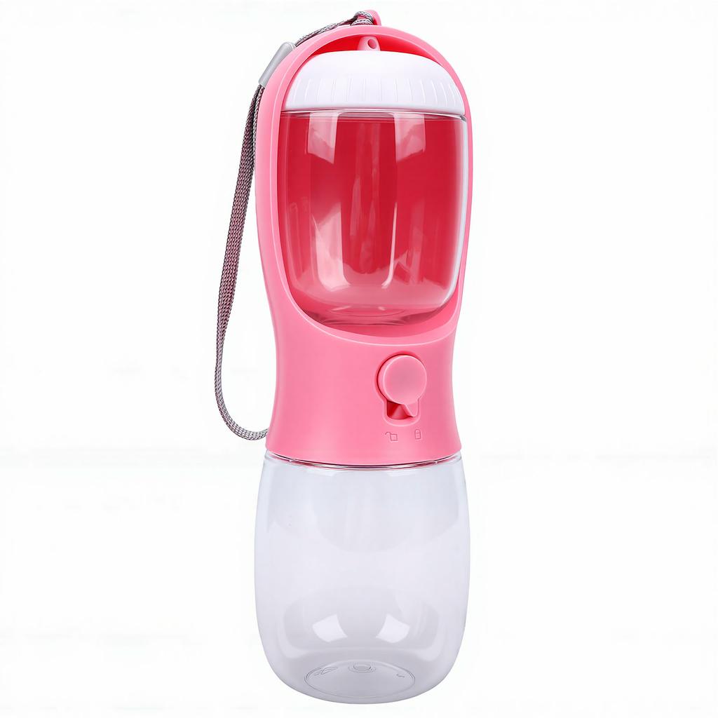 Dog Water Bottle with Food Container Portable Leak Proof Pet Water Bottle Travel Puppy Water Bowl Dog Gifts for Dogs
