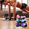 Hantelhalter 3-stufiges Rack nur Ständer Kompaktes Gewicht für Hanteln Kleines Heim-Fitnessstudio Workout Dreifaches Stativ