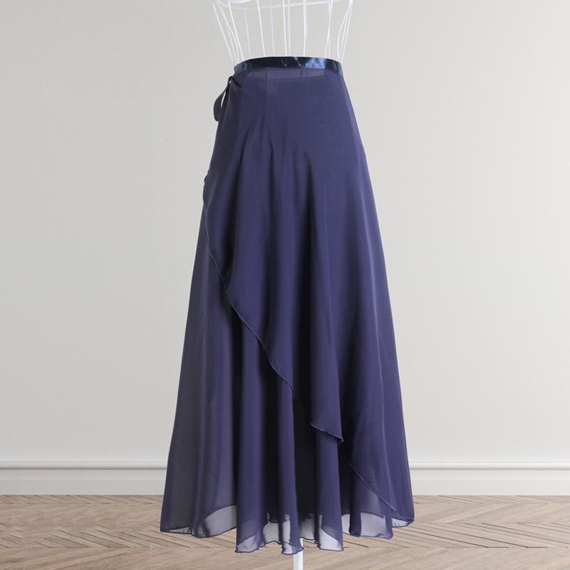 Spring and Summer Women's Long Skirts Practice Clothes Ballet Skirts All-match Dance Skirts