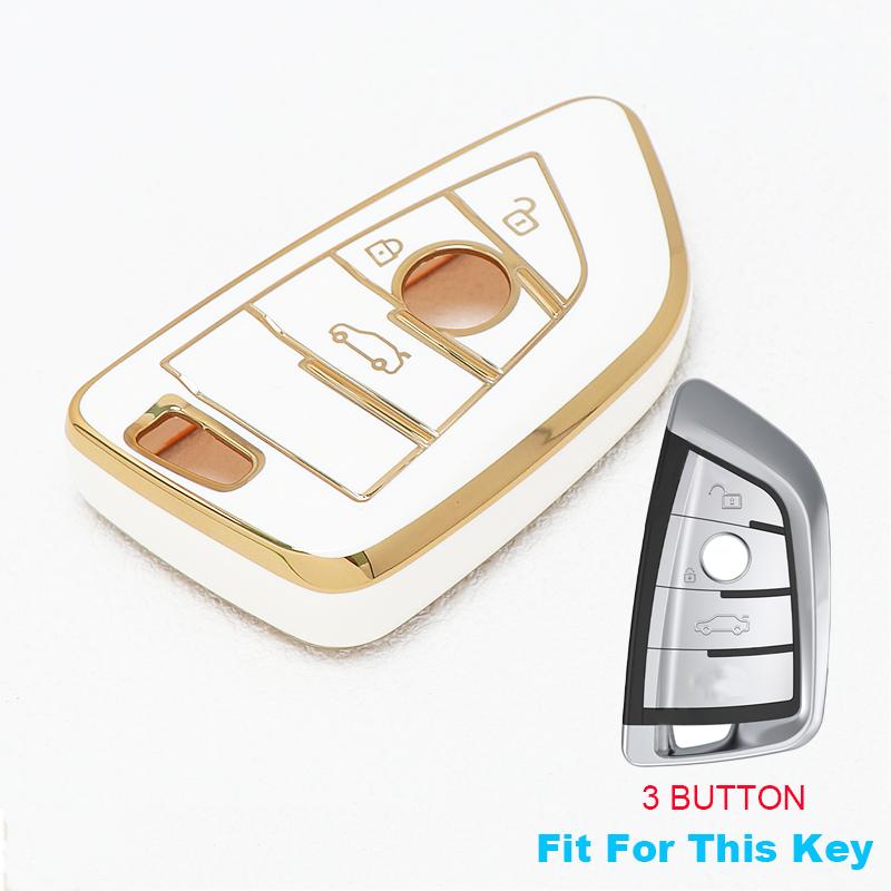 

Auto Shell Accessories for BMW F34 F15 F40 G20 G02 G05 G31 G23 IX3 X1 X3 X4 X5 X6 Series 1 2 3 5 7 Remote Car Key Cover Case