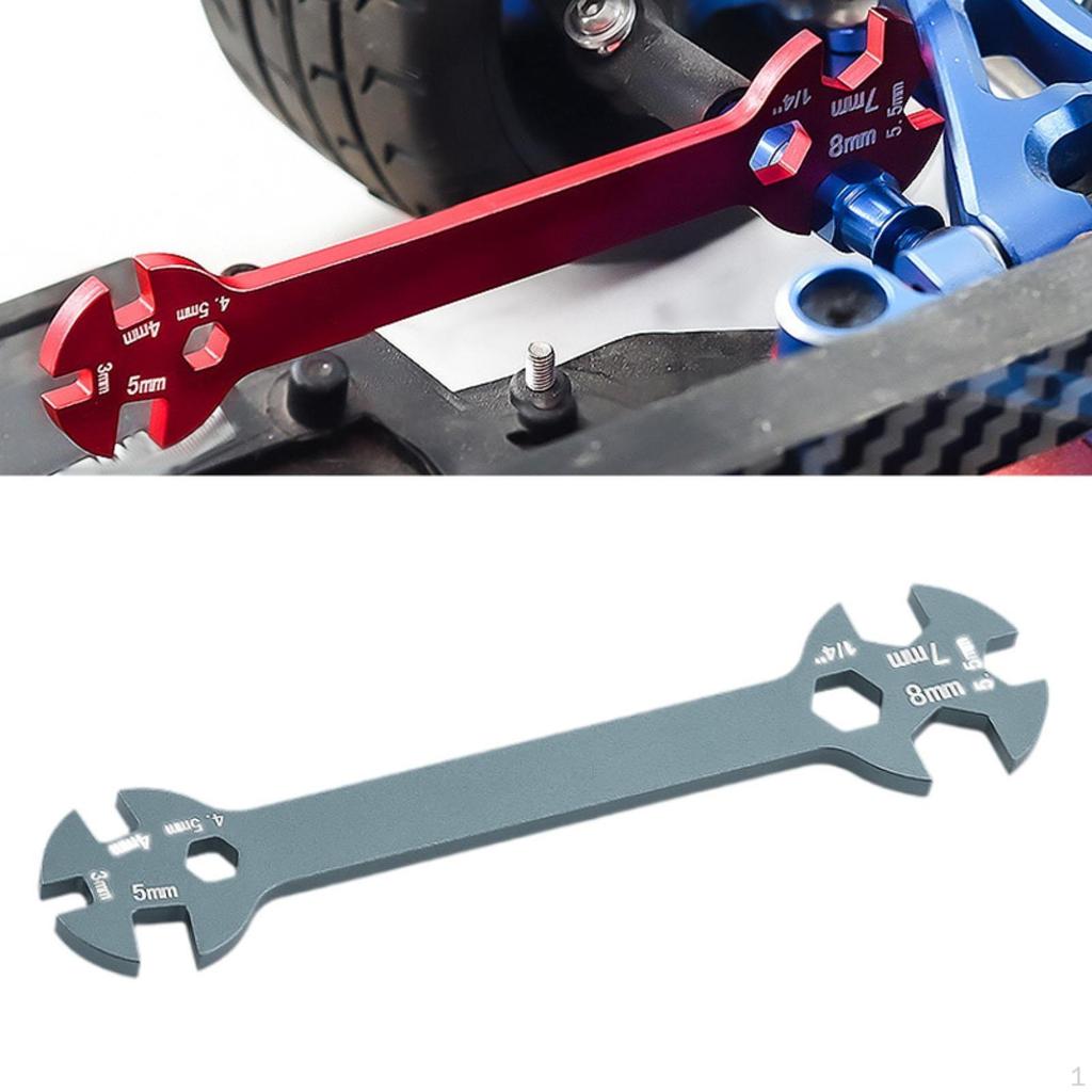 RC Car Opens End Wrench Aluminum Alloy Accessories High Performance Versatile Portable Sturdy