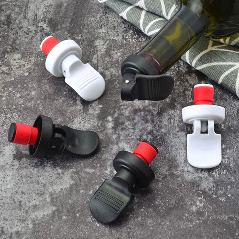 Plastic Wine Bottle Stopper Vacuum Sealed Saver Preserver Retain Freshness Tools
