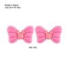 Kovict 6pc Bowknot Silicone Beads For Jewelry Making Food Grade Mini Bow Tie Beads DIY Pacifier Chain Accessories
