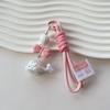 Acrylic Dolphin Bag Pendants Cartoon Woven Rope Pendant Fashion Whale Keychain  Toys