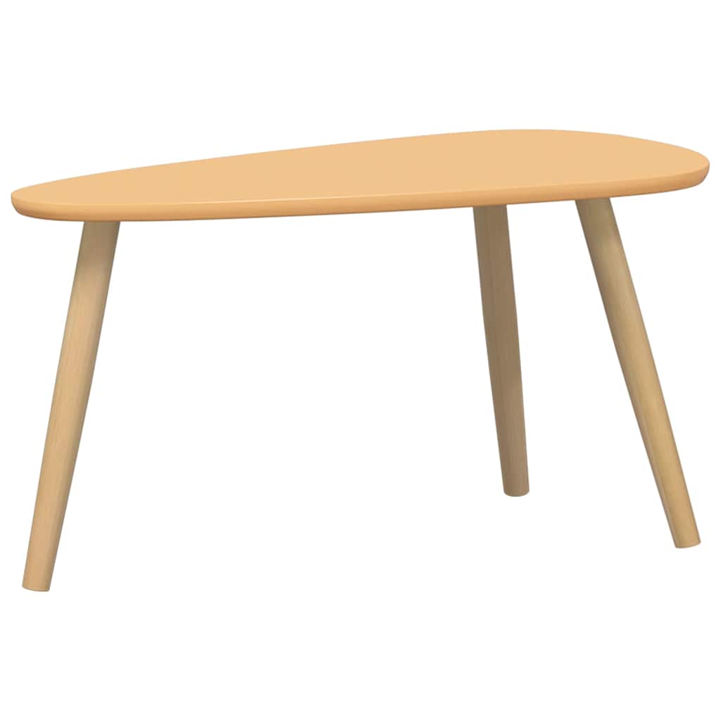 Vidaxl Coffee Table Set, 2 Pcs, Brown, Solid Pine Wood