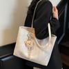 Casual commuting women's large-capacity bag 2025 autumn new fashionable simple foreign style hand-to-shoulder tote bag