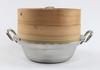 Manyo Made In Japan IH Compatible Stainless Steel Pot 30cm Set EX00412A Silver Color (Pot)/Natural (Seiro)