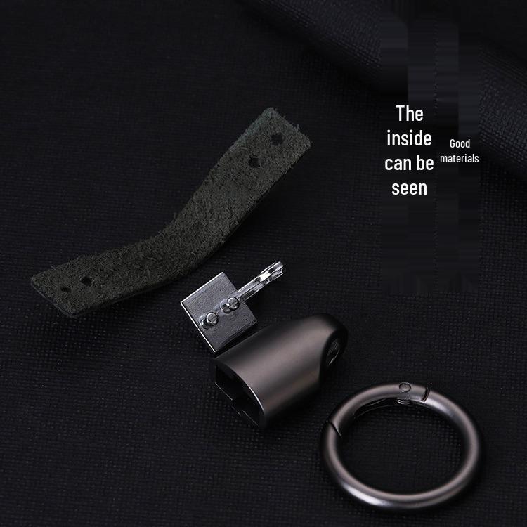 High-End Minimalist Suede Car Keychain Pendant for Men & Women