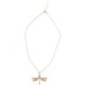 Trendy Dragonflies Zircon Charm Necklace for Stylish Women Ladies Sturdy Alloy Fashion Jewelry for Adults Casual Wear