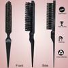 10-teiliges Haar-Styling-Kamm-Set, Toupier-Haarbürste, Dreifach-Toupierkamm, Rattenschwanzkämme, Kantenbürste, Haarschwanz-Tools, Zopfwerkzeug, Schleife