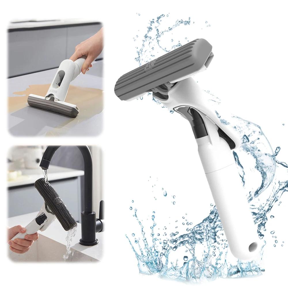 Mini ruční mop ruční houba samoždímací domácí stolní mokré a suché dvojího použití efektivní čisticí nástroj