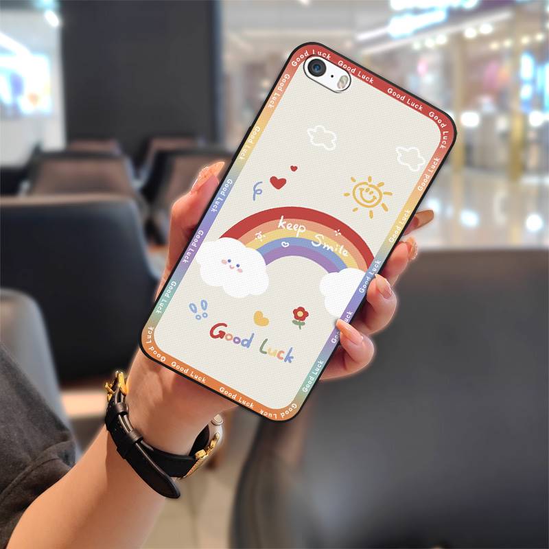 Cartoon Full Wrap Phone Case For Iphone 5/5S/SE/ip5/ip5S/ipSE TPU Durable Waterproof Cute Back Cover Fashion Design