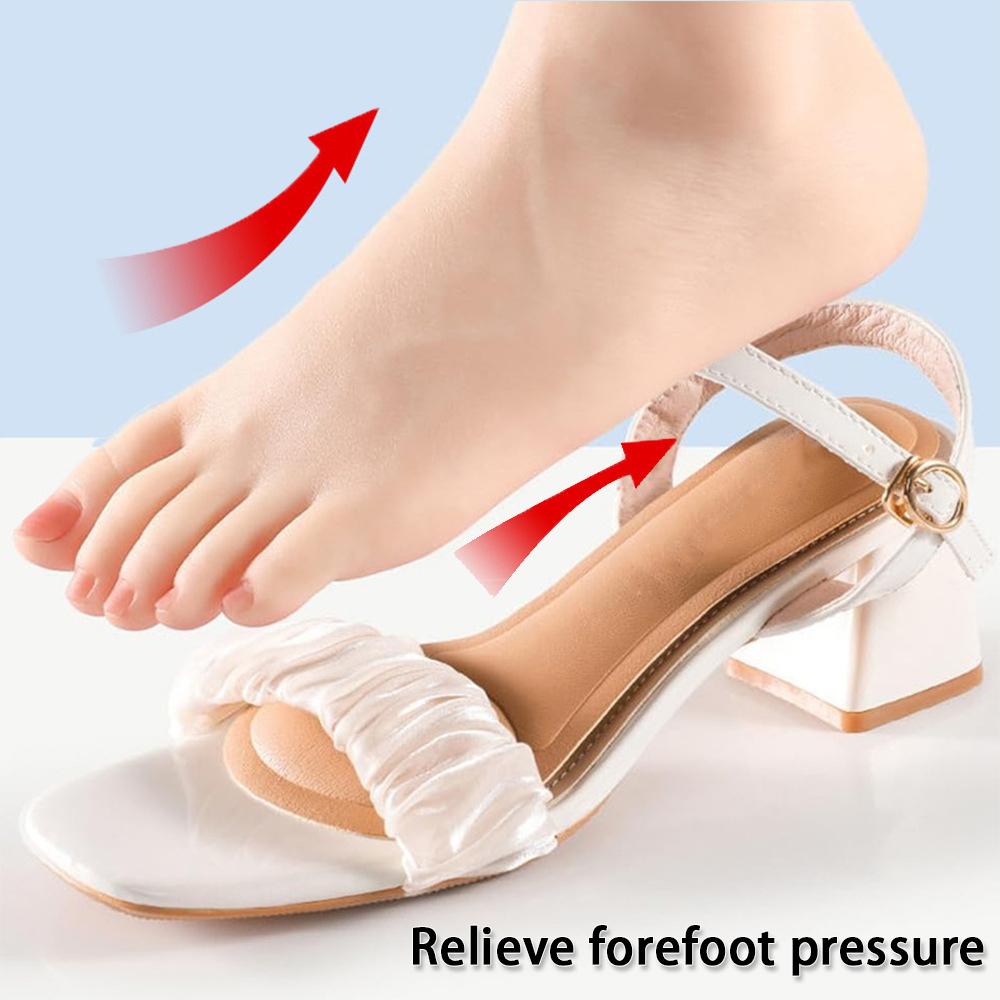 1Pair/2Pair Sandals Heels Anti-slip Insole Breathable Sweat-absorbing Insole Soft Shock-absorbing Insoles Self-adhesive soles