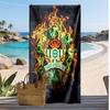 Ręcznik plażowy z nadrukiem piłkarskim Real Betis, Duży miękki szybkoschnący ręcznik na plażę, kemping, basen