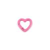 Heart-Shaped Colorful Spring Buckle Keychain DIY Jewelry Accessories