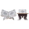 Quran Book Stand Holder Boxwood Bible Display Holders Rack for Muslim Teachers ChildrenJM01864
