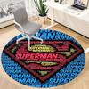 1pc Superhero Costume Office Round Area Rug, Under Office Chairs Bedroom Living Room Home Decor, Room Deco, Available in Various Sizes