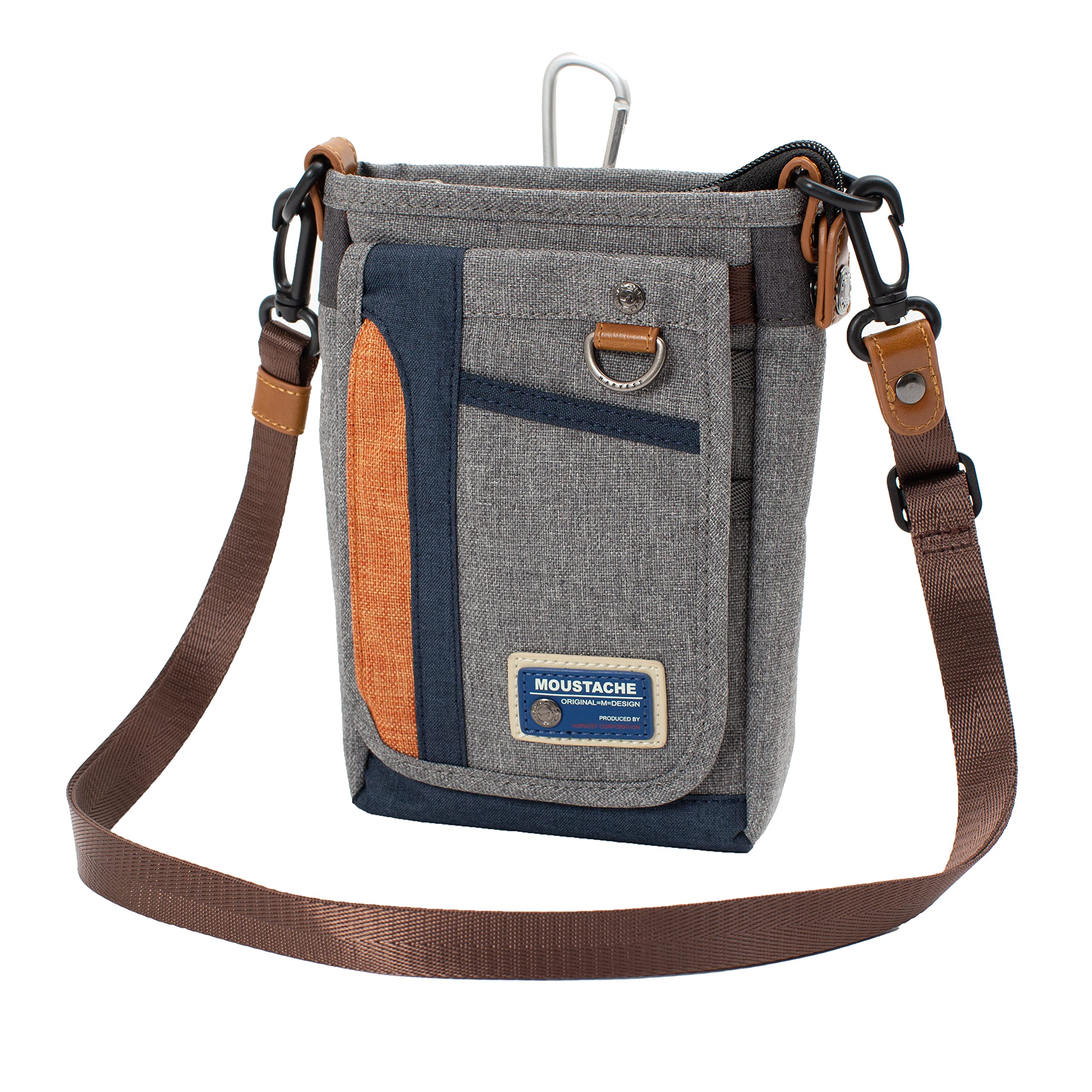 

Міні-сумка-месенджер 2WAY, сумка для ножиць, кросбоді [Вуса] MDP-0655 (Сірий) сірий колір