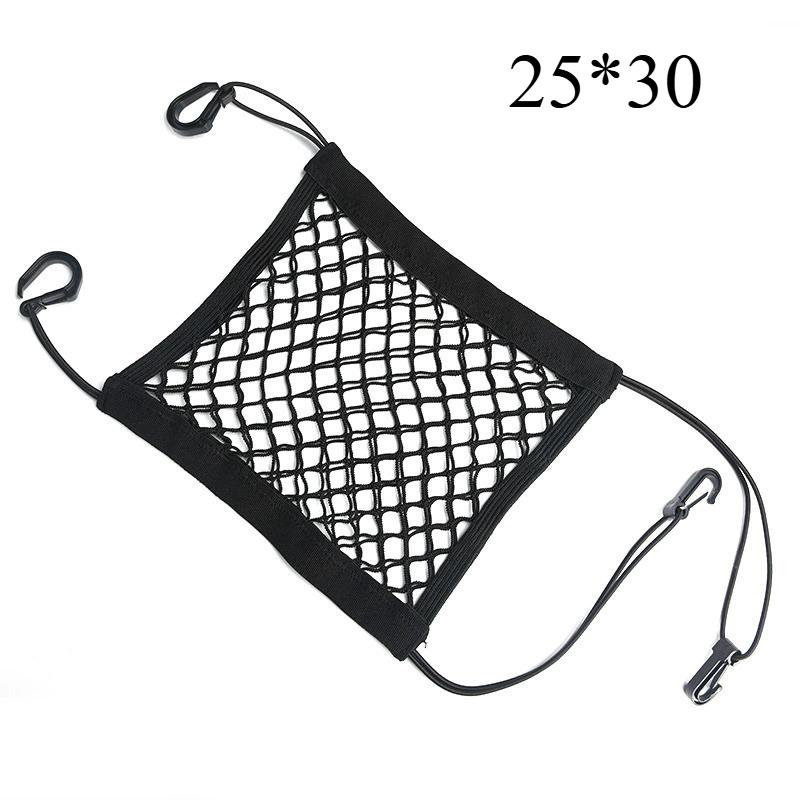 

Мотоциклетная грузовая сетка Высокоэластичная двухслойная мотоциклетная сетка для хранения шлема 10 X11 Банджи-грузовая сетка с крючками Сетка для багажа