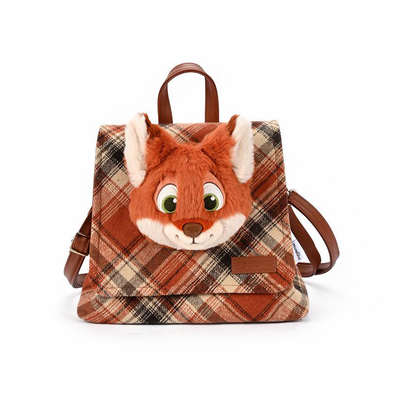 Genuine Disney Zootopia Judy & Nick Plush Crossbody Bag