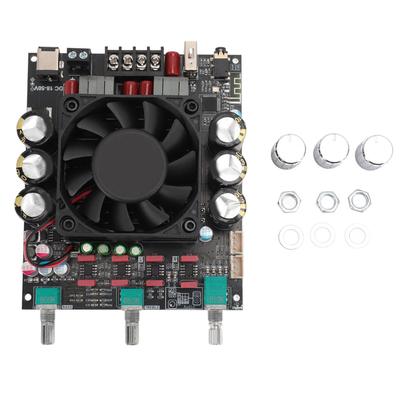 Placa amplificadora Bluetooth ZK 3002T 300W com chip TPA3255 e ajuste de graves e agudos Bluetooth
