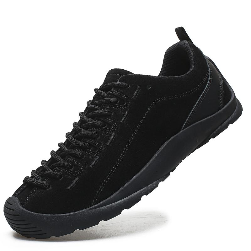 Professional Mens Hiking Shoes Quality Black Orange Lightweight Anti-Slip Outdoor Male Walking Trekking Sneakers Big Size
