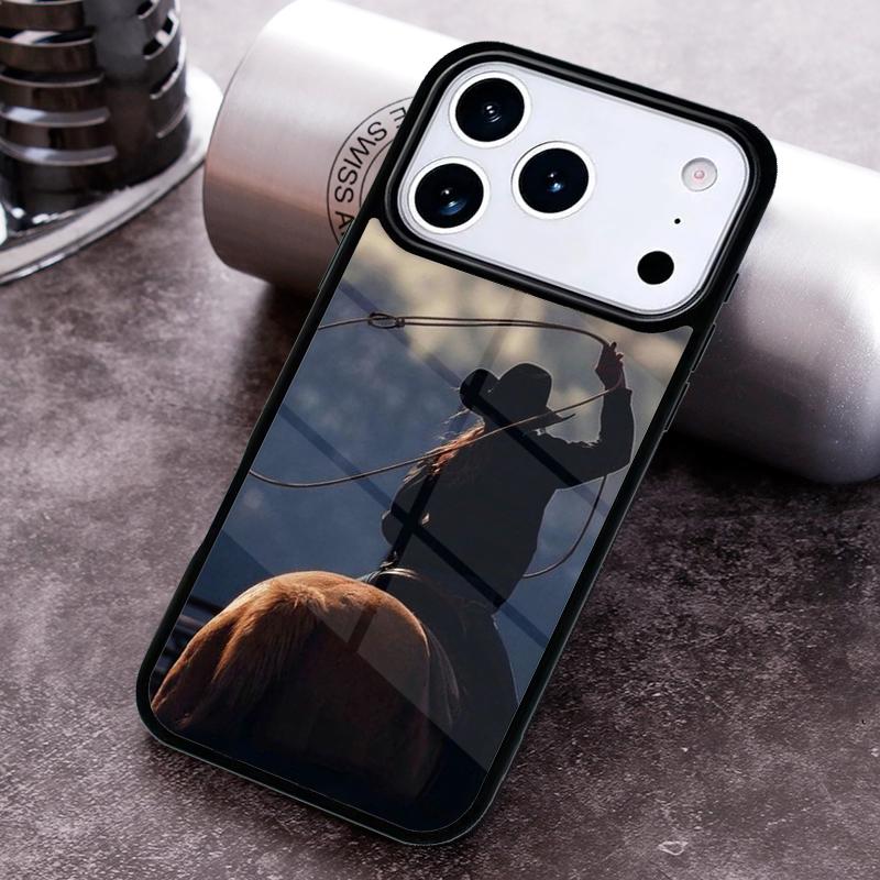 Rider Rodeo Cowgirl Phone Case for iPhone 17 16 15 Pro Max Air 14 13 12 11 Plus Shockproof Capa Cover