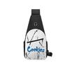Cook Trend Men'S Breast Bag Fashion Casual Shoulder Bag Multifunctional Waterproof Messenger Bag