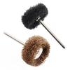 40pcs Mini Drill Abrasive Brush Nylon Buffing Polishing Wheel Sanding Head 3mm Shank 180-400Grit Buffs Rotating Tool Accessories