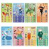 816Sheets Cartoon Judy Nick Disney Zootopia 2 Puzzle Stickers Make A Face Diy Funny Assemble Jigsaw Decals Decoration Toy Gift
