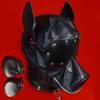 BDSM Mask Hood With Leash,Fist Mitts Mittens Bondage Restraints,Puppy Role Play,Sex Toys for Couples,SM Adult Games