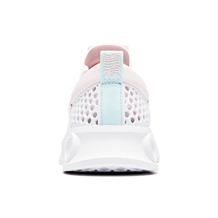 Anta Cushioning Slip Resistant Abrasion Resistant Low top Running Shoes Women's Pink Blue White 12928888-5