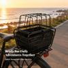 Robust Bike Pet Basket with Liner Rust Resistant Dog Cage