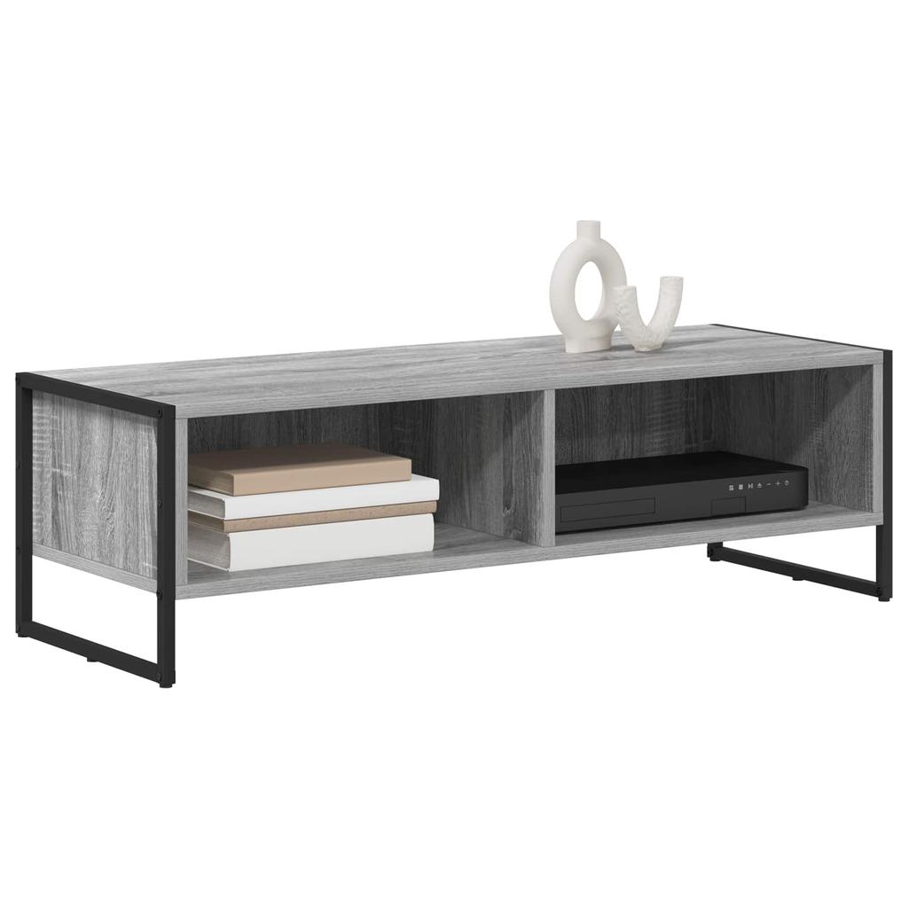 TV Stand Grey Sonoma 100 x 36.5 x 30.5 cm Engineered Wood