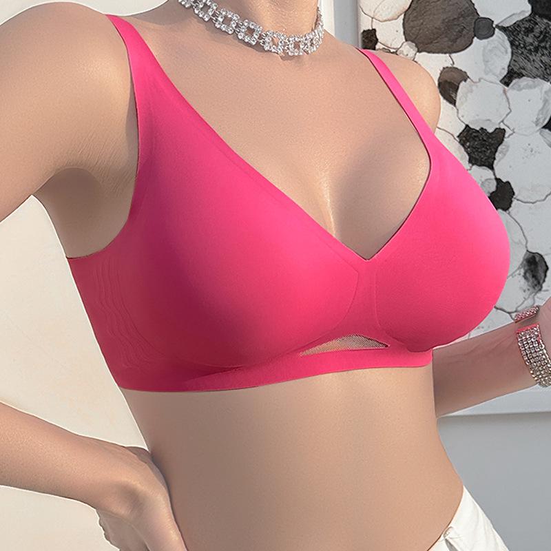 Бесшовный гелевый бюстгальтер с мягкой поддержкой, беспроводной, женский - простой, удобный и дышащий Medium