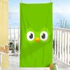 Cartoon D-Duolingo Towel Drying Bath Towel Applicable To Light Swimming Camping Yoga Beach Out