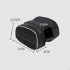 Bicycle Front Frame Bag, Bike Panniers, Organizer Multifunctional Storage Commuting Bag Phone Holder
