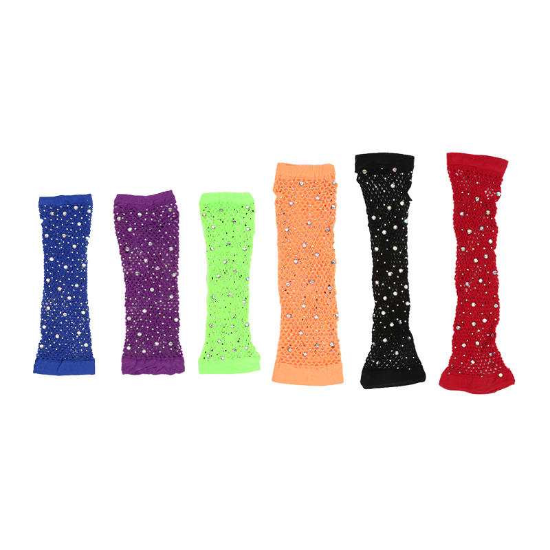Mesh Gloves Fingerless Fishnet Gloves Mittens Sheer Wear Fancy Dress For Womens Sexy Girls Punk Goth Dance Glove