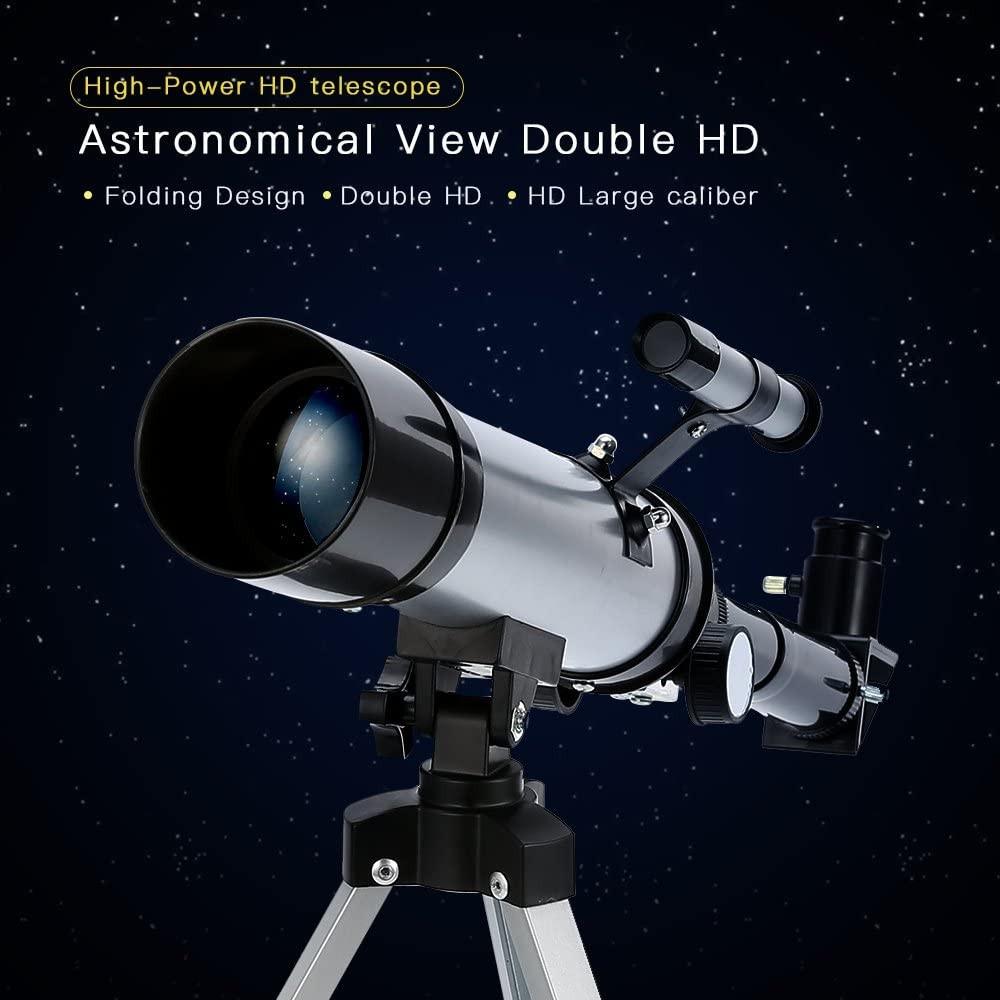 90x Astronomical Refractor Astronomical Telescope Tripod Finder Scope Portable Travel Telescope